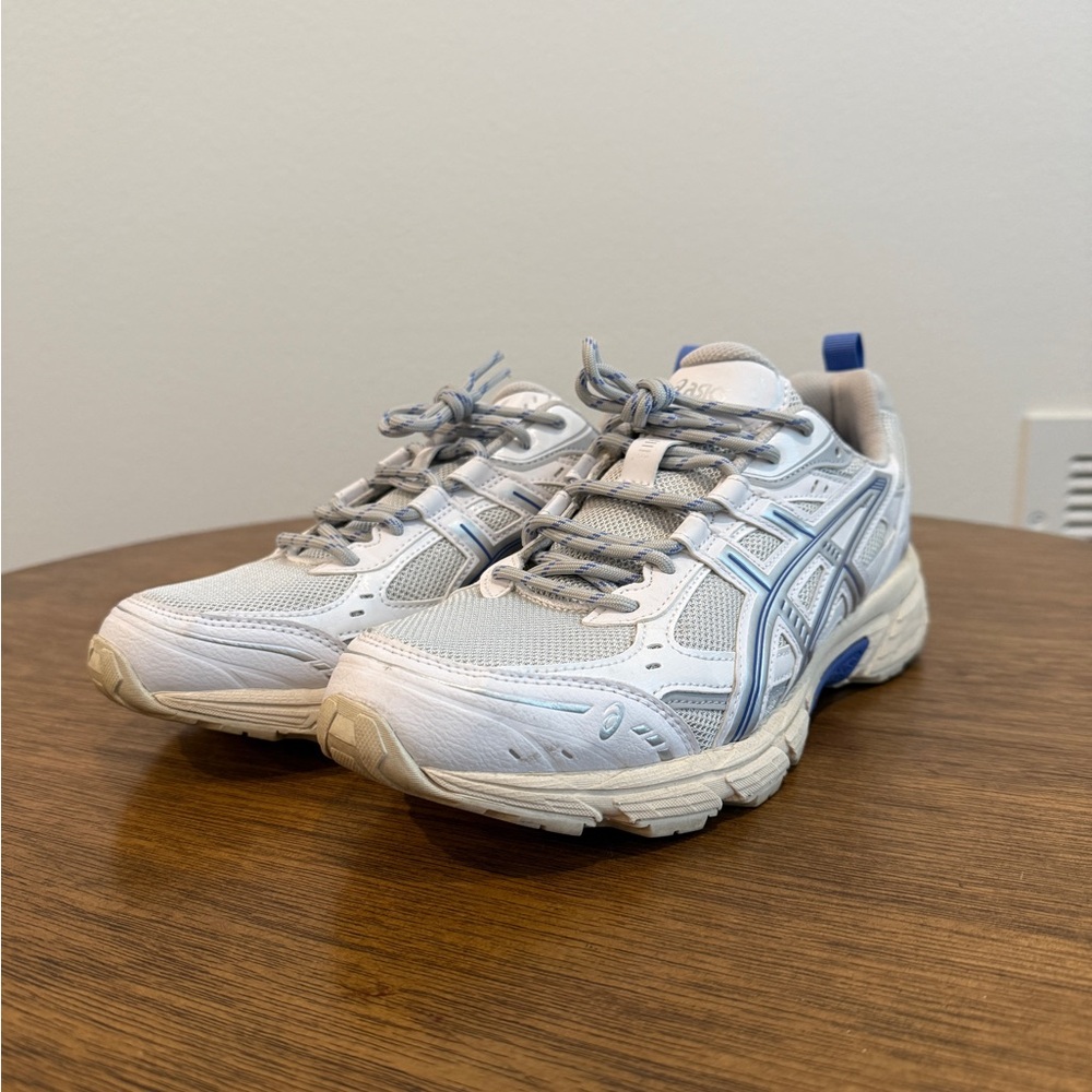 White and Gray Sneakers